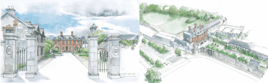 Renderings of Cashel Palace Hotel