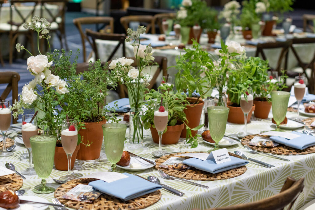 Herb centerpieces