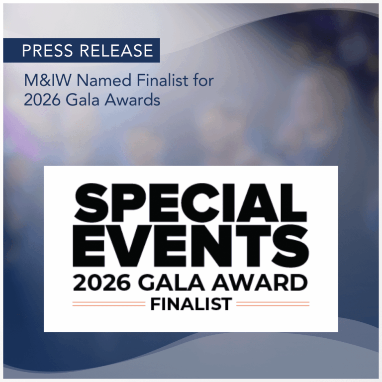 M&IW Press Release: M&IW Named Finalist for 2026 Gala Awards