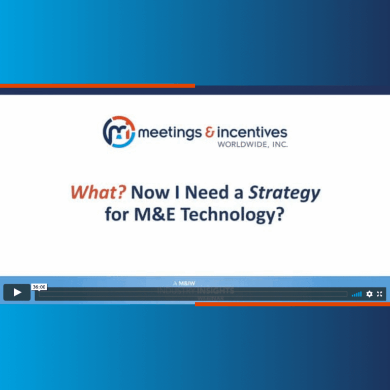 [ON-DEMAND] What? Now I Need a Strategy for M&E Technology?