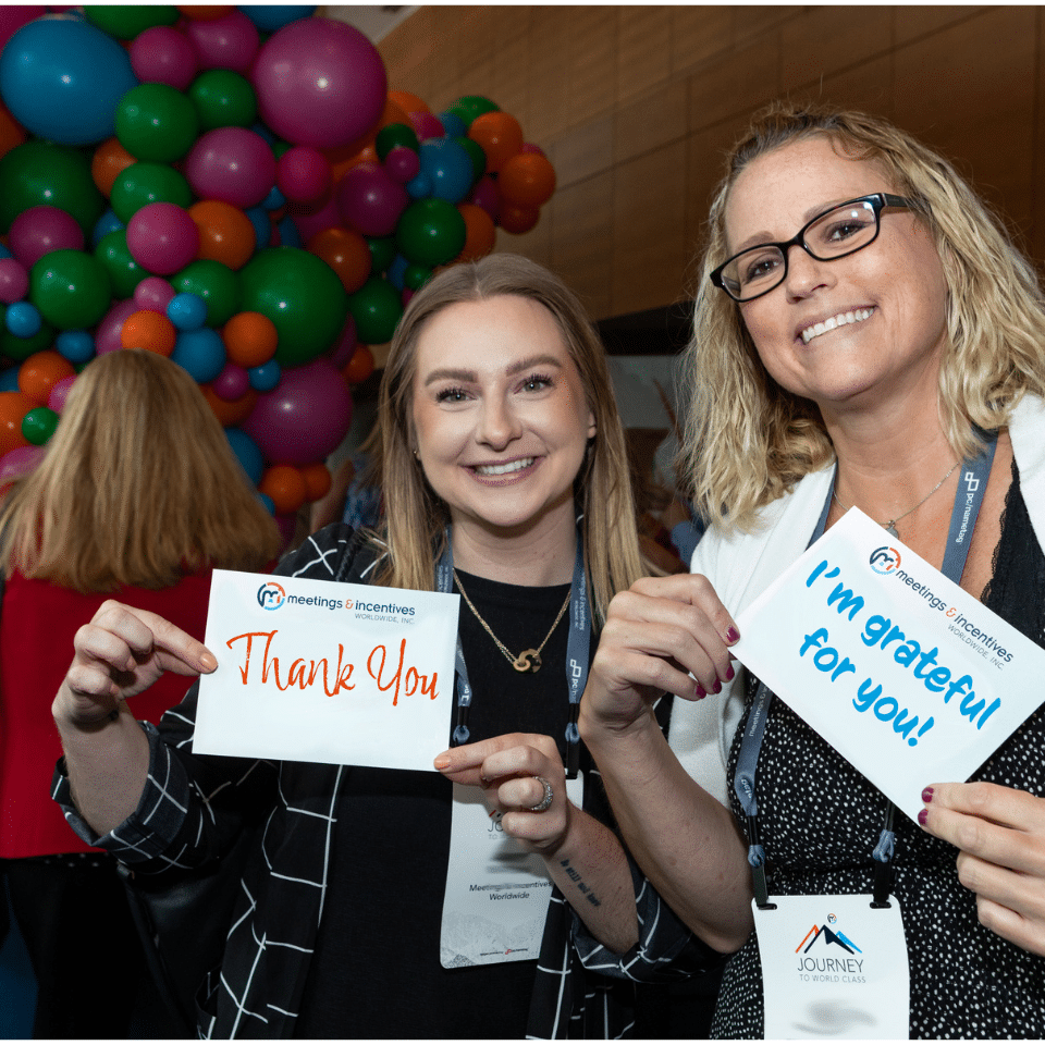 Five Ways to Practice Gratitude at Your Events